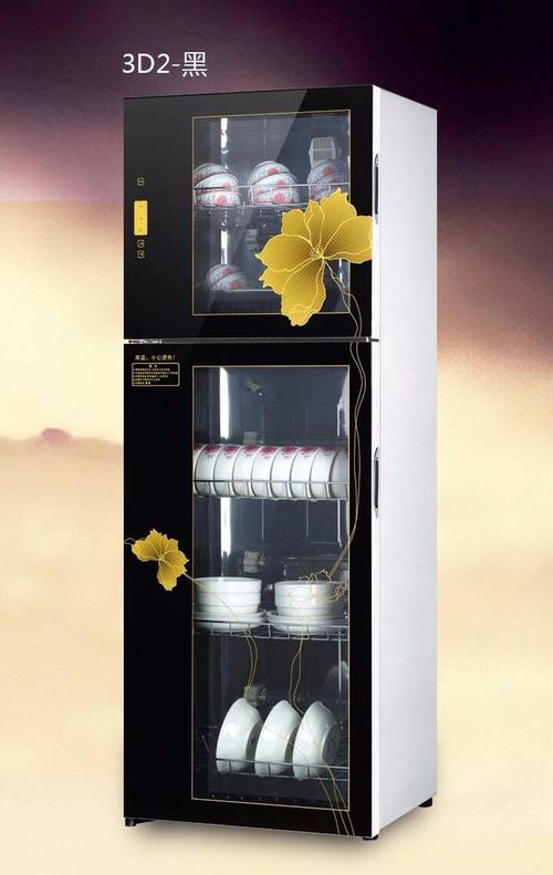 宝泽消毒柜3d2-黑新品消毒柜厂家厂家批发家用商用电器厨卫电器